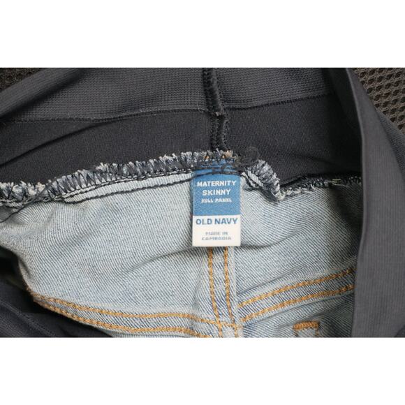 Old Navy Mid Wash Maternity Skinny Jeans Size 10 - Picture 3 of 4